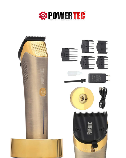 Powertec TR-9900 Profesyonel Usb Şarjlı Saç Sakal Tıraş Makinesi