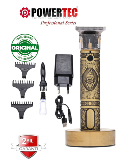 Powertec Tr-1818 Şarjlı Tıraş Makinesi Saç-Sakal-Ense-Vücut