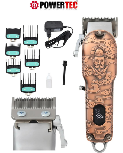 Powertec TR-6700 Saç Sakal Kesim Dijital Tıraş Makinesi