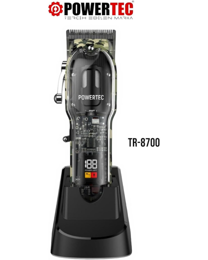 Powertec TR-8700 Saç Sakal Tıraş Makinesi (Black)