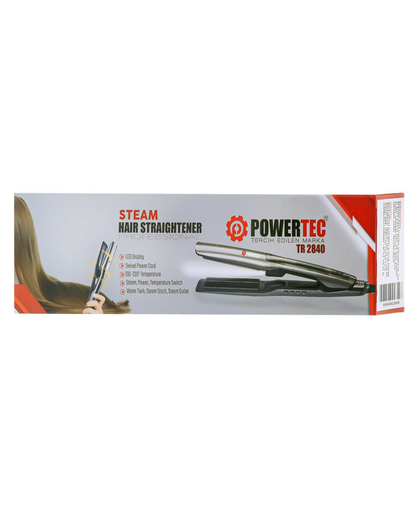 Powertec TR-2840 Profesyonel Buharlı Saç Şekillendirici Düzleştirici